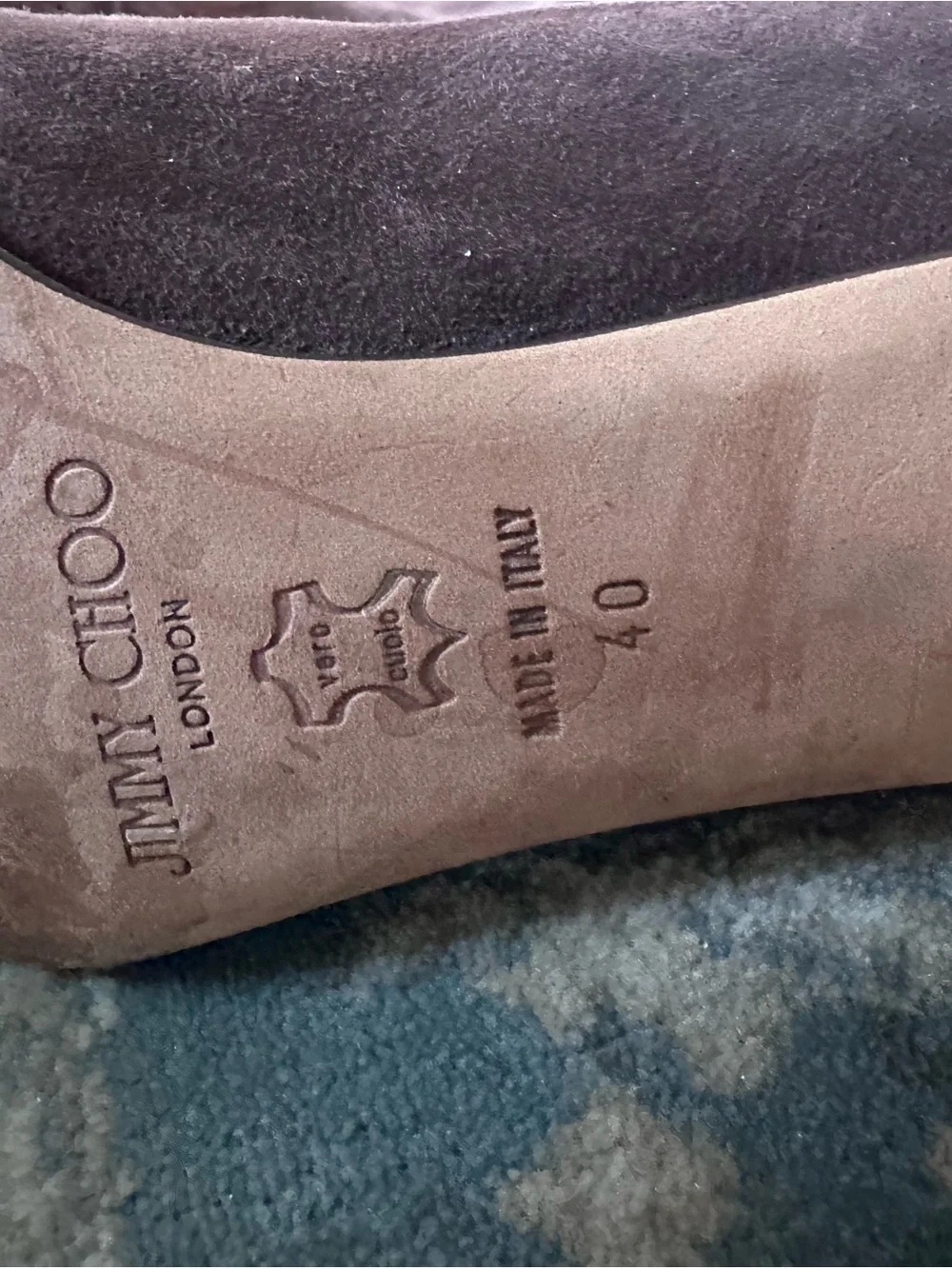 Jimmy Choo Dark Brown Suede Knee-High Pointed-Toe Boots